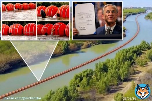 Biden's DOJ is SUING Texas to Force the State to REMOVE Border Barriers  Amid the massive surge in illegal immigration under Joe Biden, TX Gov. Greg Abbott ordered the construction of a floating buoy barrier to STOP ILLEGALS from entering Texas.  Thihis angered the Mexican&hellip;Show more