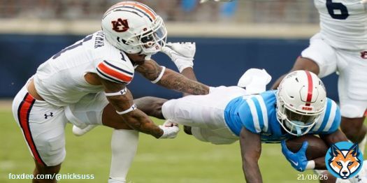 #OleMiss ran for 448 yards and the Rebels blazed past Auburn with a 48-34 win, matching the best start by any Ole Miss team since 1962 with a 7-0 start.  READ: