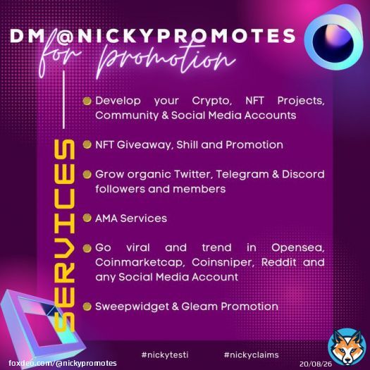 Free Album for 2   Retweet, Like & Comment @nickypromotes   ______ #Crypto #ripple #Giveaways  #SolanaNFT #NFTGiveaways #NFT #Solana #TRX&nbsp;#CryptoGiveaway #Metaverse #NFTCommunity #DeFi #altcoin #P2E #Polygon #BTC #Bitcoin #Ethereum #Playtoea