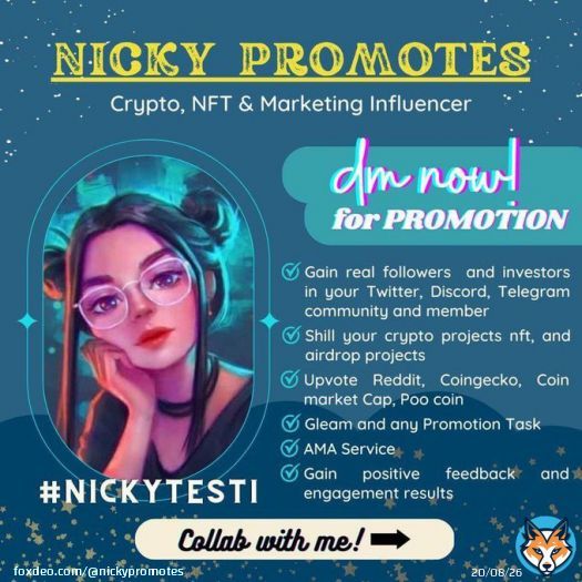 $20 | 300.000 IDR &bull; 60 Minutes  RT, Like & Reply @nickypromotes  _______________ #Crypto #cryptocurrency #NFT #NFTs #NFTCommuntiy #NFTGiveaways #Giveaway #DeFi #GameFi #Metaverse #Bitcoin #Ethereum #BTC #Airdrop #SAFEMOON #SafemoonArmy #OpenSeaNFT #Polygon #XRPCommunity $XRP&hellip;