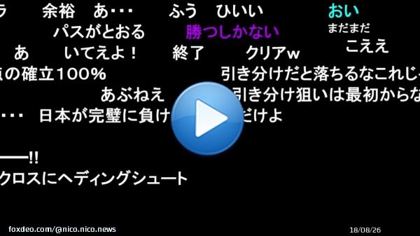 【カタールW杯】#日本vsスペイン スペイン1点先制時のニコニコ実況の様子 （同時に #コスタリカvsドイツ もドイツ先制）    #サッカー日本代表 #SAMURAIBLUE #daihyo #つな超え #新しい景色を2022 #カタールW杯 #worldcup #FIFAWorldCup