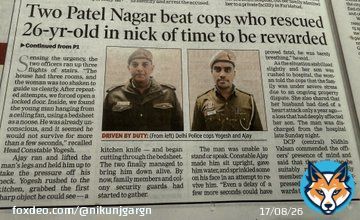 Almost Invariably We Rush to Blame Cops..Often Even for Things that They have No control over..Forgetting that they are the First ones we turn to in a moment of despair..Sometimes Citizens MUST take time out to Appreciate Them for going beyond Duty. ⁦⁦⁦@DelhiPolice⁩