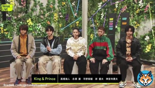 05/20 Venue 101  King & Prince   Talk part  ichiban  Cinderella girl   Beautiful flower