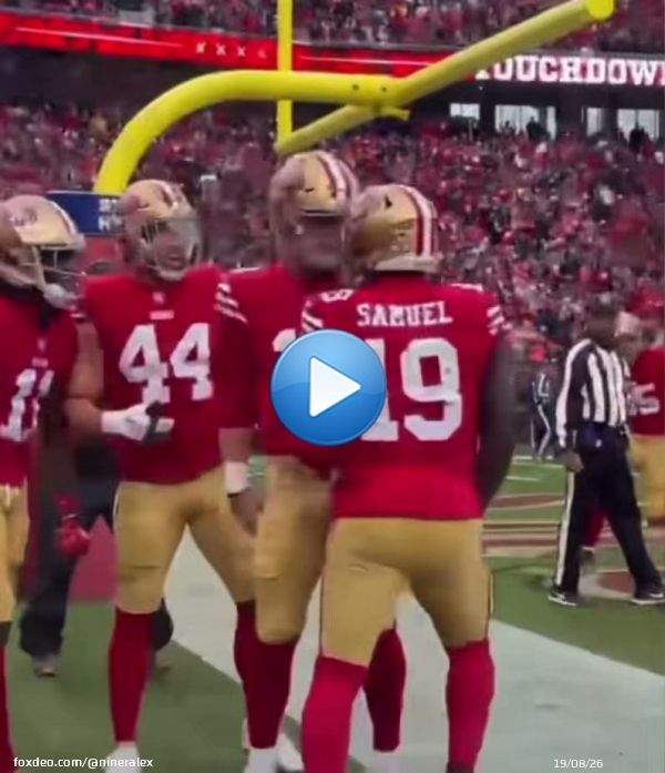 George Kittle with the BCB celebration