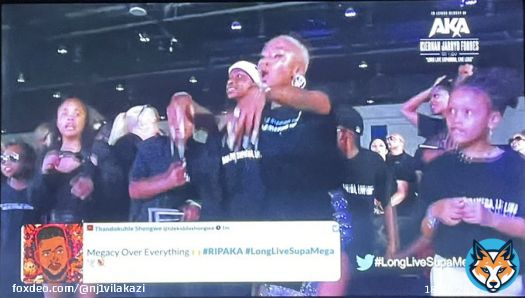 All programs are cancelled on TV today. We take a moment and celebrate a life well lived, SUPERMEGA!!!! #RIPAKA #LongLiveSupaMegaLiveLong #akamemorialservice