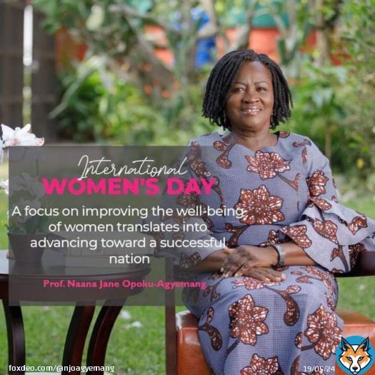 This is to salute all women and to express profound gratitude for those invaluable legacies of sacrifice, tenacity, and sheer hard work which have brought our nation this far.  Ayekoo  /1