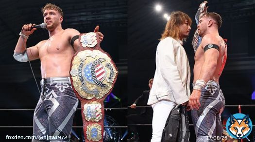 戦慄の30分7秒！内藤との極限バトルを制したオスプレイが&ldquo;V3&rdquo;達成!!   試合後、なんと海野翔太が出現、11.20有明でUSヘビー級王座に挑戦か!?  11.5大阪大会の結果は &rArr;  #njautumn #njpw