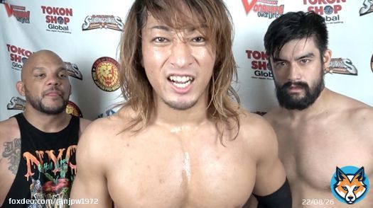 海野「俺はこのタッグチームが凄い好きでね、特にユータと組んだら超刺激的なんじゃないの？ でも、俺の目の前に見えているのは一人だけ。オスプレイ！ お前だけは絶対逃さんかんな。世界中のどこまでも、追いかけてやるよ！」  全文は   #njRumble
