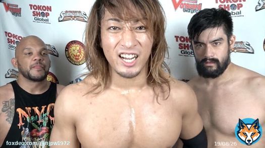 海野「俺はこのタッグチームが凄い好きでね、特にユータと組んだら超刺激的なんじゃないの？ でも、俺の目の前に見えているのは一人だけ。オスプレイ！ お前だけは絶対逃さんかんな。世界中のどこまでも、追いかけてやるよ！」  全文は   #njRumble
