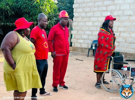 Bushbuckridge Sub-region    Councillor of the month Fighter Mygirl Mashego of ward 23 Bushbuckridge Bohlabela Region,  donated a wheelchair to a young boy in her community accompanied by Commissar Lerato Tito and the Chairperson of the region @KubayiSurprise   #EFFTurns10