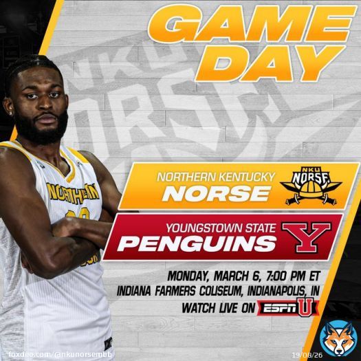 ????????????'???? ???????????? ????????????????????????????????   No. 1 Offense  No. 1 Defense with a trip to the @HorizonLeague Finals on the line    - YSU  - 7 PM ET  - Indiana Farmers Coliseum  - ESPNU  - @FoxSports1360  -   -   #NorseUp
