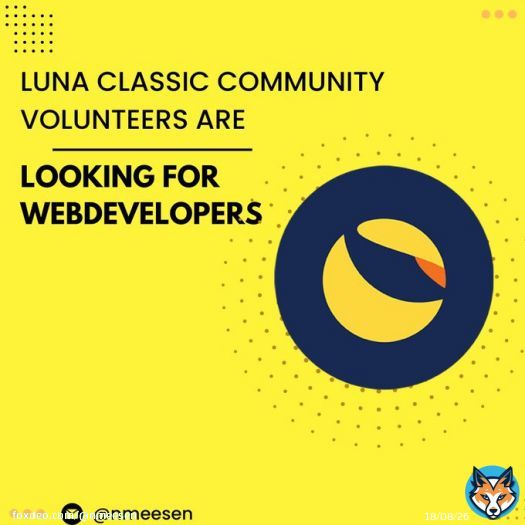Are there any webdevelopers within the #LUNCcommunity #LuncArmy that want to contribute to #lunc?  and help develop a platform ,  which is ALL inclusive  ?  Profiles with calenders, news for dev teams, nft projects, dapps, validators etc   Please send me a DM