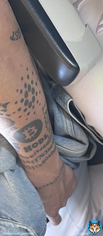 On a plane next to some Scandinavian skinbrain (next to them MAGA has the docility of the International Association of Vegetarian Birdwatchers). He has Bitcoin tattoos, w/addresses. What will he do w/these tattoos in 25 y?