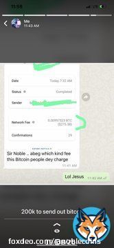 200k naira to send  #bitcoin out ! It&rsquo;s crazy .