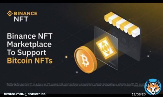 Binance announced that its NFT market will support the Bitcoin Ordinals.  Users can buy and trade Bitcoin NFT directly from Binance accounts without using a separate Bitcoin wallet.