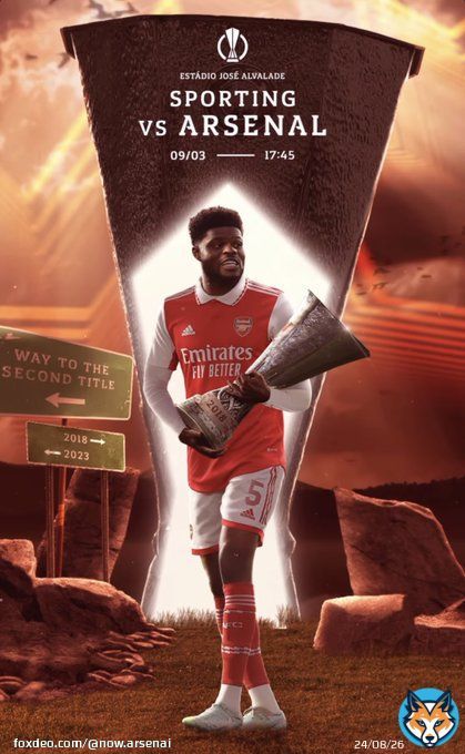Thomas Partey&rsquo;s instagram story consists of &ldquo;way to the second title&rdquo;, after he won the Europa League with Atletico Madrid back in 2018.  Budapest 2023 awaits&hellip; #afc
