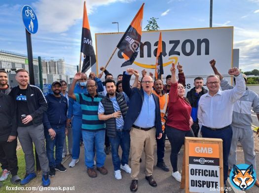 Whirlwind 24 hours&hellip; Labour in the City (not my normal stomping ground!).  Joint Op-Ed on fair taxes.  Turning the govt over in the High Court. Teachers securing their largest ever PRB award.  Amazing @GMB_union Amazon workers.   Privilege to do this job!