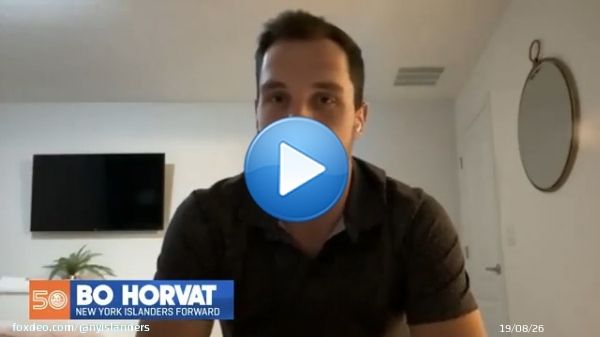 Hear from Bo Horvat following being traded to the #Isles