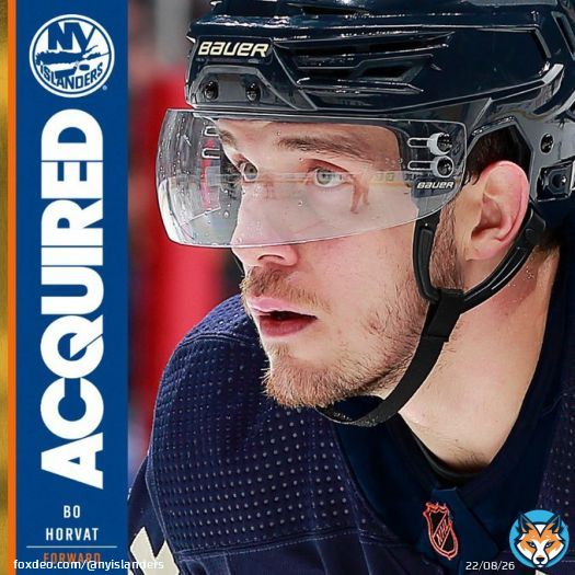 #Isles News: The New York Islanders have acquired Bo Horvat from the Vancouver Canucks, in exchange for Anthony Beauvillier, Aatu Raty and a conditional first round selection in the 2023 NHL Draft.