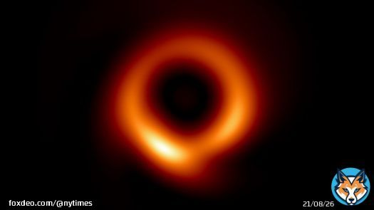 Astronomers in 2019 released the first ever image of a black hole: a reddish, puffy doughnut of light surrounding an empty, dark hole in the center of the giant galaxy M87. But in a new AI-improved image, the doughnut of doom's center is blacker and bigger.