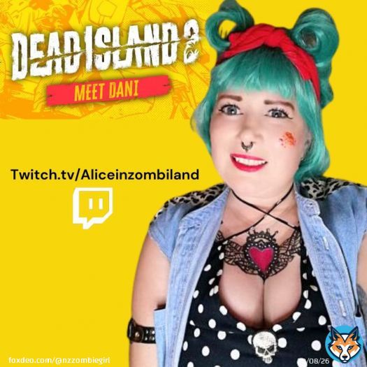 Meet Dani, the headstrong rockabilly brawler, zombie slayer & my cosplay of choice for tonight's stream! I'll be streaming Dead Island 2 from 8pm (NZST) tonight, come say hi!   @PLAION_ANZ @deadislandgame @Twitch_ANZ #DeadIsland #deadisland2&hellllip;