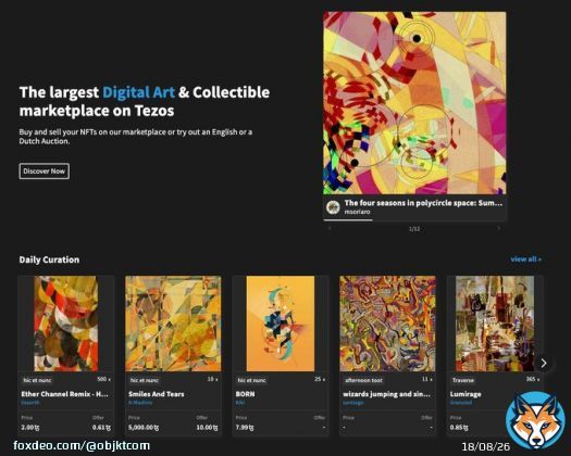 Today we explore abstract pieces which convey emotions through geometric shapes or gestural marks. The prominence of yellow brings warmth, energy, and a sense of positivity to each piece!  #objktdailycuration   Thread