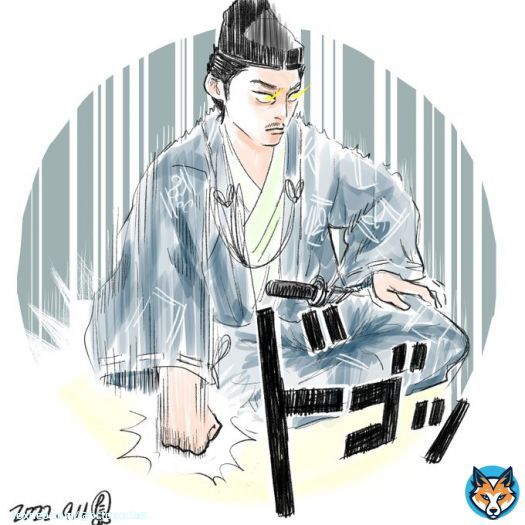 「鎌倉殿の13人」ー苦い盃ー35話絵。 怒れる畠山。いけっっっっ！ #鎌倉殿の13人 #鎌倉絵 #殿絵 #畠山重忠