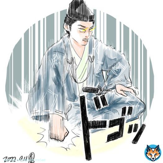 「鎌倉殿の13人」ー苦い盃ー35話絵。 怒れる畠山。いけっっっっ！ #鎌倉殿の13人 #鎌倉絵 #殿絵 #畠山重忠
