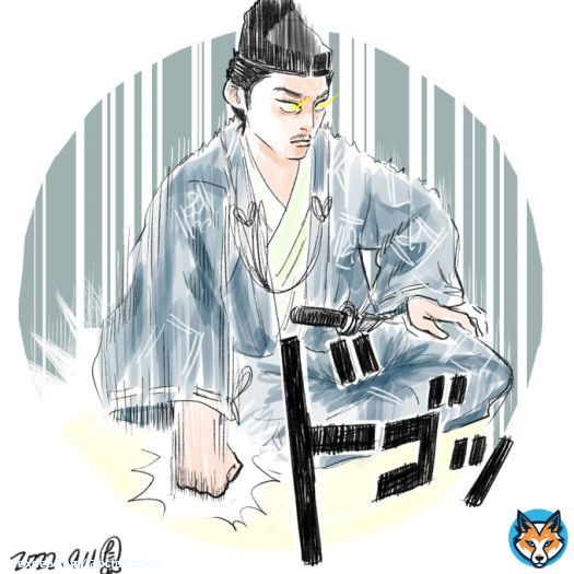 「鎌倉殿の13人」ー苦い盃ー35話絵。 怒れる畠山。いけっっっっ！ #鎌倉殿の13人 #鎌倉絵 #殿絵 #畠山重忠