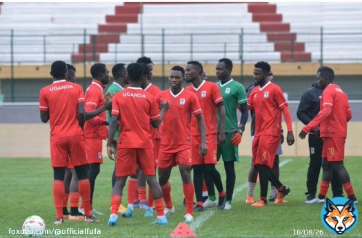 .@UgandaCranes conducted their first training session on Thursday in Annaba at Stade Chabbou.