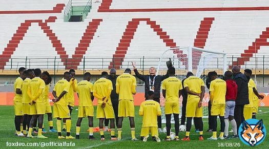 .@UgandaCranes in Annaba on Friday evening for the final training as they prepared for today’s match with DR Congo. #TotalEnergiesCHAN