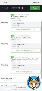 3/3 live bet . 22 Odds . Risky . Staked responsibly