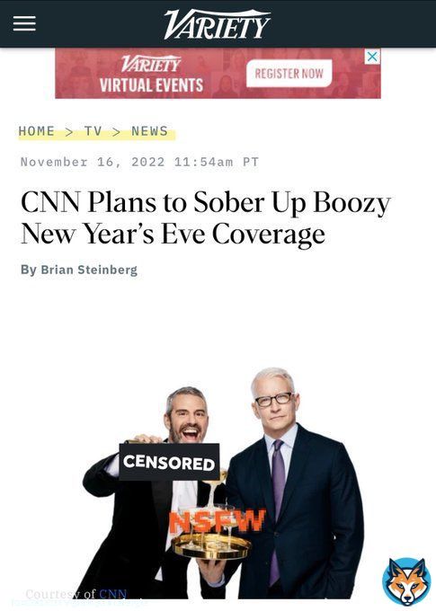 These two getting hammered, annually, is one of the very-few remaining pleasures I cling to in this life. Please, CNN, I beg of you: Reconsider. #CNNNYE