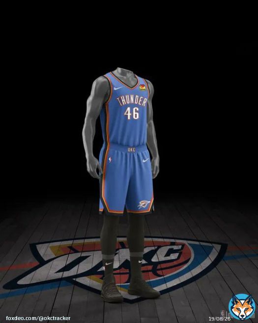 Just announced:  Color vs color uniform matchup for the play-in.  #ThunderUp  #Pelicans