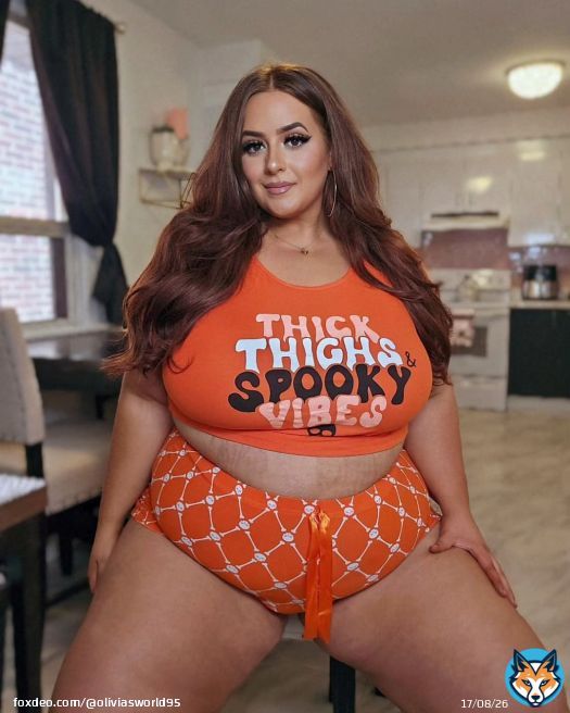 @FashionNovaCurve &bull; Serving Pumpkin Spice & Cellulite \ud83c\udf83\ud83d\udc7b wearing the 'Thick Thighs And Spooky Vibes PJ Short Set' from @FashionNova \ud83e\udde1