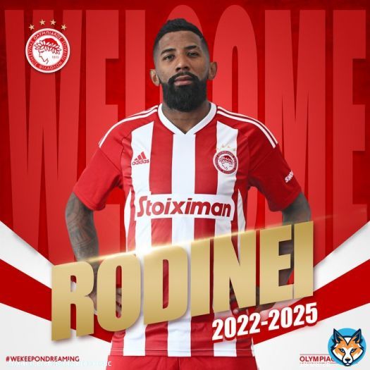 &Rho;&omicron;&nu;&tau;&iota;&nu;έ&iota;, &kappa;&alpha;&lambda;ώ&sigmaf; ό&rho;&iota;&sigma;&epsilon;&sigmaf; &sigma;&tau;&omicron;&nu; &Omicron;&lambda;&upsilon;&mu;&pi;&iota;&alpha;&kappa;ό! / ???????????????????????????? to Olympiacos @pretinhoroympiacos Rodinei!    #Olympiacos #Welcome #Transfer #Rodinei #WeKeepOnDreaming