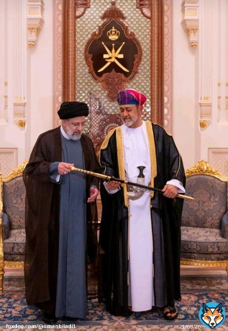 Iran president in #Muscat today   #سلطنة_عمان  #عُمان  #عمان_وإيران_تاريخ_مشترك #عمان_تواجه_كورونا #عمان_التسامح_والتعايش  #الرييس_الايراني_في_مسقط