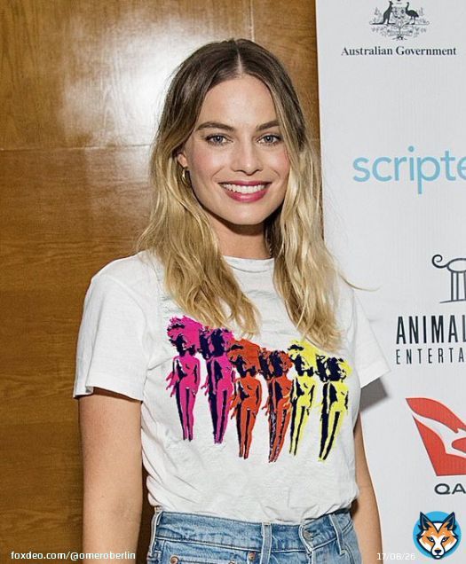 Thank you to the Barbie team seeing my tiktok and giving Margot a shirt I screenprinted