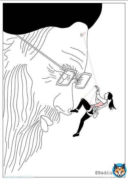 Brilliant! This is for Elnaz Rekabi, an Iranian Climbing athlete. In the recent Asian Climbing Championship in South Korea, she refused to wear a Hijab. That comes with consequences. Her act of bravery touched millions of hearts. #MahsaAmini #مهسا_امینی #IranProtests2022