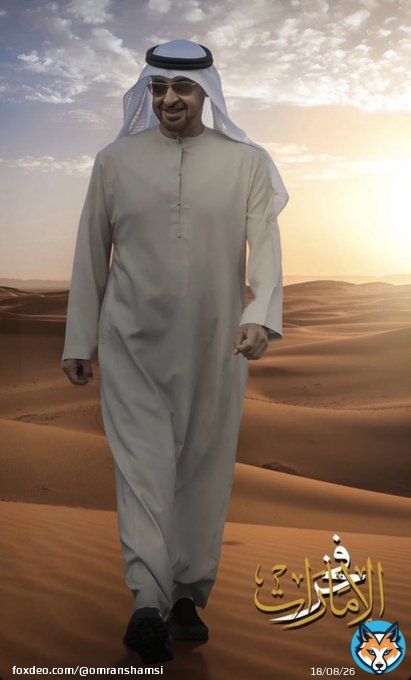 'يقبل عليك المجد وتقول : أنا له .. . وتقصر تحت شبرك .. طوال الاضابير'  #محمد_بن_زايد
