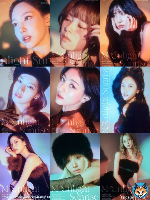 Simplesmente elas!!   MOONLIGHT SUNRISE CONCEPTPHOTO_D3 #MOONLIGHTSUNRISE #TWICE @JYPETWICE