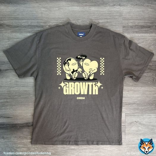 Growth tees are done and will start shipping tomorrow   We printed a few extras, they're restocked on the site now    30 USD  Boxy, oversized fit  100% heavyweight carded cotton (245 GSM)  Screenprinted in the USA