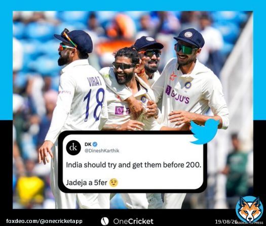 Can Jaddu pick a five-fer here   #Jadeja #INDvsAUS #CricketTwitter