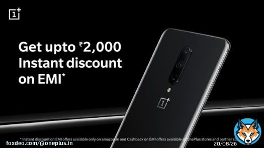 Just the mid-week pick-me-up you need   Get upto ₹2000 Instant discount on the #OnePlus7Series! Offer available only on @ICICIBank   credit and debit cards and @Citi credit cards on EMI transactions