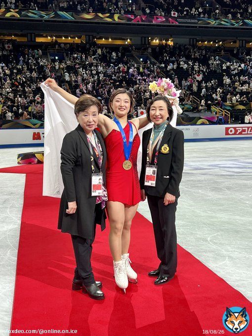 世界フィギュア 女子フリー 日本人初の連覇達成！ #坂本花織 選手！！  #figureskate  #世界フィギュア  #WorldFigure #フジスケ  #舞台は日本   #シン・フィギュア  #リアルタイム #速報