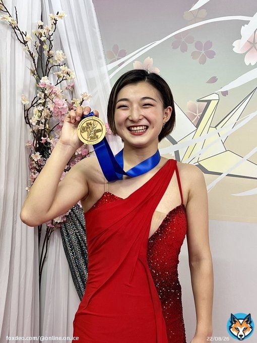 世界フィギュア 女子フリー #坂本花織 選手、いい笑顔してます！  #figureskate  #世界フィギュア  #WorldFigure #フジスケ  #舞台は日本   #シン・フィギュア  #リアルタイム #速報 #見ていると笑顔になる笑顔