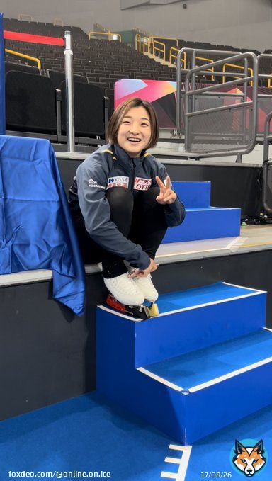 世界フィギュア  エキシビション  フィナーレ終わりの #坂本花織 選手  #figureskate  #世界フィギュア  #WorldFigure #フジスケ  #舞台は日本   #シン・フィギュア  #リアルタイム #速報