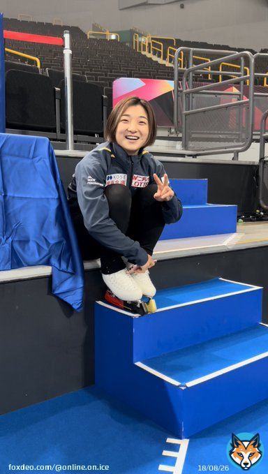世界フィギュア  エキシビション  フィナーレ終わりの #坂本花織 選手  #figureskate  #世界フィギュア  #WorldFigure #フジスケ  #舞台は日本   #シン・フィギュア  #リアルタイム #速報
