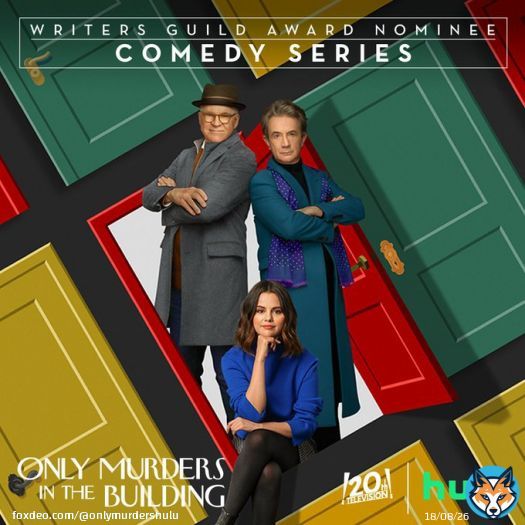 This calls for a dip party.  #OnlyMurders is nominated for Best Comedy Series at this year's #WGAAwards!