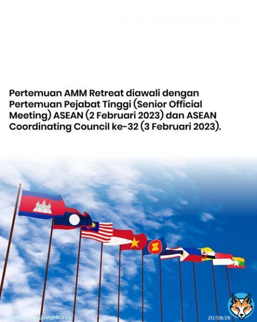 Pertemuan AMM Retreat diawali dengan Pertemuan Pejabat Tinggi ASEAN (2 Feb 2023) dan ASEAN Coordinating Council ke-32 (3 Feb 2023). Ini Diplomasi  #ASEANIndonesia2023